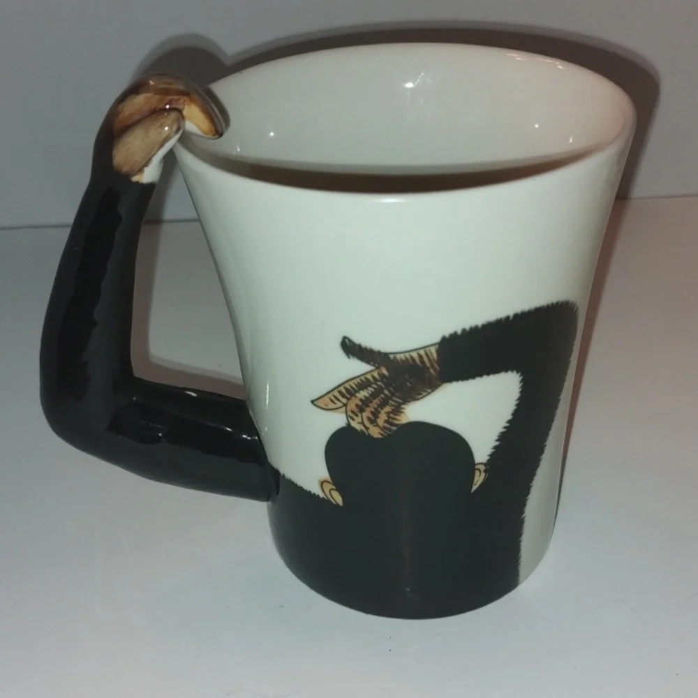 Pier One Pier 1 with Arm Handle Coffee Mug - 10 oz Chimpanzee
